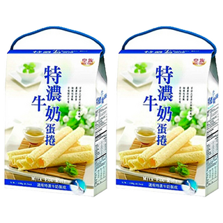 ROYAL FAMILY 皇族 特濃牛奶蛋捲, 180g, 2盒