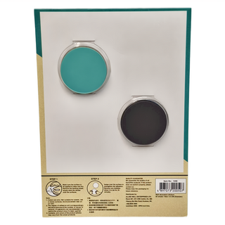 QuickFilm 圓點 Set Kiss 靜電無痕隨壁貼 80張, 黑色 + 藍色, 1組