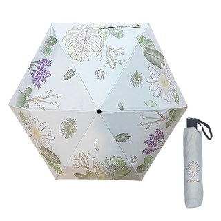 Wild Peak 野峰 極輕量自動傘, 傘布材質: 30D+全遮光黑膠, 骨架材質: 鋁合金+玻璃纖維, 淨重: 210g, 城市花園