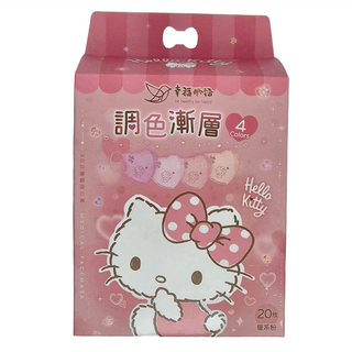 明基健康生活 幸福物語 HelloKitty成人立體口罩 13 x 11.5cm, 暖系粉, 20片, 1盒