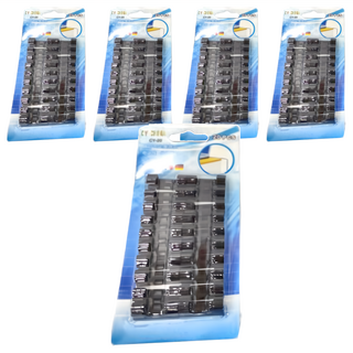 電線固線器，20個入, 黑色, 5組