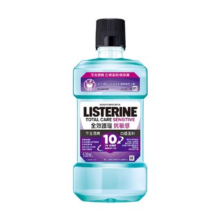 LISTERINE 李施德霖 全效護理抗敏感漱口水, 專業配方迅速舒緩敏感不適, 500ml, 1瓶