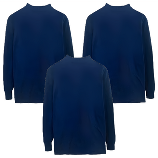 MI MI LEO 韓版圓領刷毛內著保暖衣超值3件組