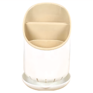 SOG購物 瀝水筷子收納架-米色 0.2kg, 廚房餐具收納好幫手, 1入