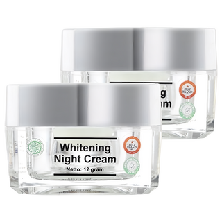 MS GLOW 亮白晚霜 12g, 2罐