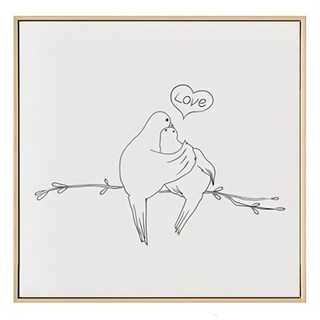 BOLUO GALLERY 菠蘿選畫所 比翼鳥 APLS4409D, 木色