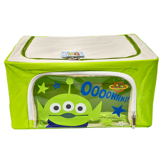 收納王妃 玩具總動員 牛津布收納箱 三眼怪, 青綠色, 1個