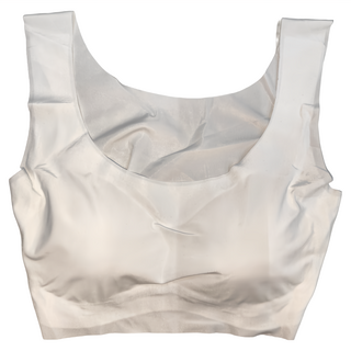 超薄冰絲無痕內衣 Set 2件, 錦綸 氨綸材質, XL, 白色