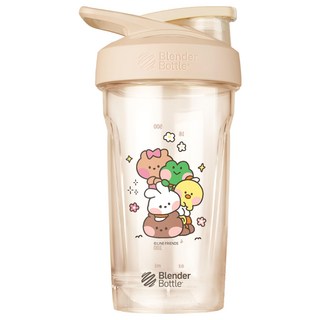 Blender Bottle LINE FRIENDS minini 環保隨行杯 疊疊樂 710ml 24oz, 1個, 奶茶色