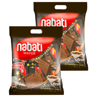 Nabati 巧克力奶油威化餅，414g (23 g x 18 片裝), 2袋