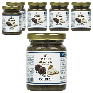 TARTUFI Morra 阿爾巴松露世家 夏季松露蘑菇醬, 含松露8%, 義大利原裝進口, 80g, 6罐