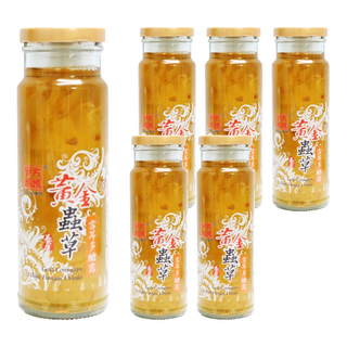 譽方媽媽 黃金蟲草雪耳多醣露, 開瓶即飲 冷熱皆宜, 230g, 6瓶