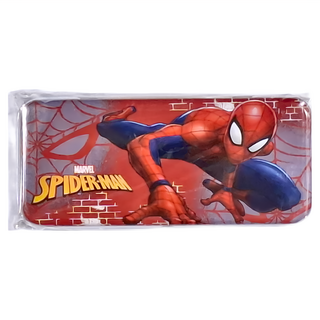 MARVEL 漫威 SPIDER-MAN 蜘蛛人雙層鐵筆盒, 紅色, 1個