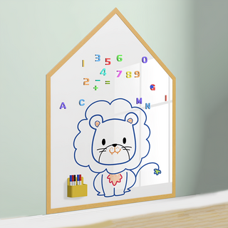 【臻秝嚴選】兒童自黏塗鴉牆 白板 專用書寫膜, 50 x 60cm, 納米鐵膠纖維