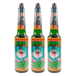 明星 花露水 經典家庭號 70%食用級酒精 台灣製造, 300ml, 3瓶