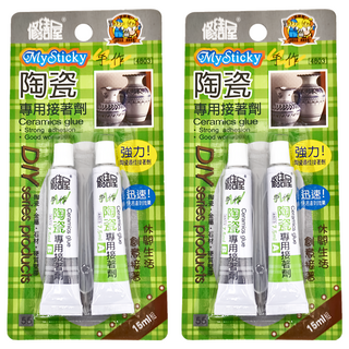 修繕屋 陶瓷專用接著劑4803 快速黏合、透明美觀 適用於陶瓷、金屬、石材等材質, 2組