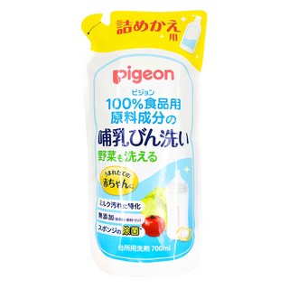 pigeon 貝親 奶瓶蔬果清潔劑 補充包, 700ml, 1包