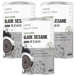 Nature Time 自然時記 百榖精華之100%黑芝麻粉, 450g, 3罐