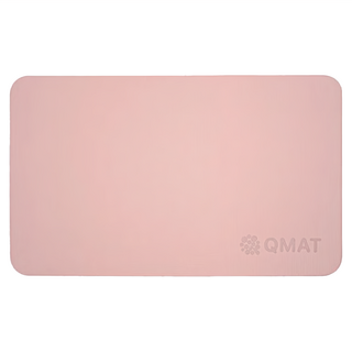 QMAT 運動跪墊 抗菌 M(50 x 30 x 0.3cm) 櫻花粉 - 居家健身舒適首選, M 50 x 30 x 3cm, 1個