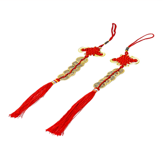 馥瑰馨盛 五帝錢掛件 黑曜 納氣化煞 持咒加持, 葫蘆, 1組