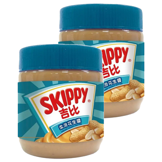 SKIPPY 吉比 柔滑花生醬 340g/罐, 2罐