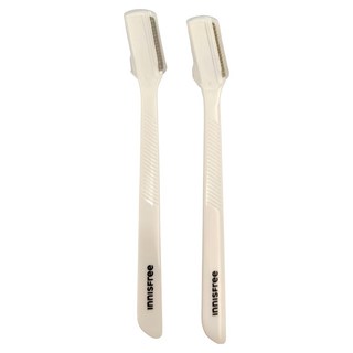 INNISFREE 台灣公司貨 妝自然美妝工具 修眉刀, 2支, 白色