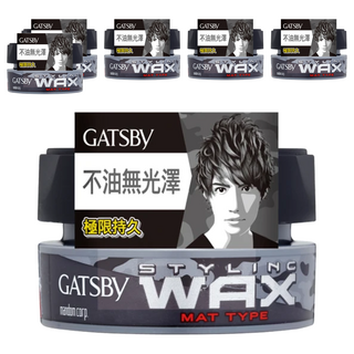 GATSBy 自然造型腊 無光澤 黑色, 80g, 6罐