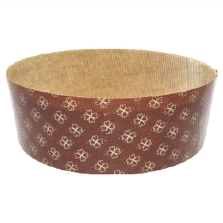 Pimex 彩紋圓盒 花紋 20入 185x60mm, 幸運 棕色, 1組