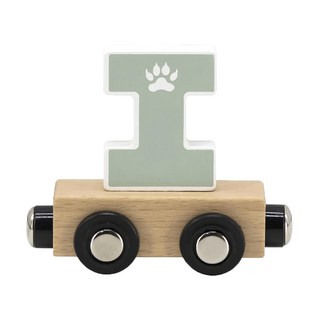 TRYCO 木製字母火車 3歲以上 山毛櫸木, I, 10.8 x 3 x 2.5cm, 1個
