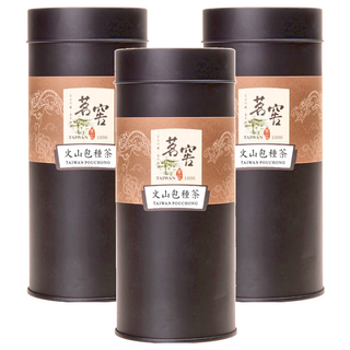 CAOLY TEA 茗窖茶莊 文山包種茶, 淡雅蘭花香，茶香濃厚，茶湯呈現蜜黃色，鮮爽甘醇，罐裝設計, 50g, 1入, 3罐