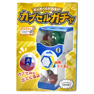 Hacomo DIY組裝紙模型 WOW 可DIY上色系列 扭蛋機, 1盒, 多色, 90片