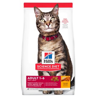 Hill's 希爾思 成貓貓糧，添加牛磺酸，均衡礦物質，含維生素E、omega-3和omega-6，維持皮膚和毛髮健康，易消化，支持心臟、腎臟及膀胱健康, 雞肉, 2kg, 1袋