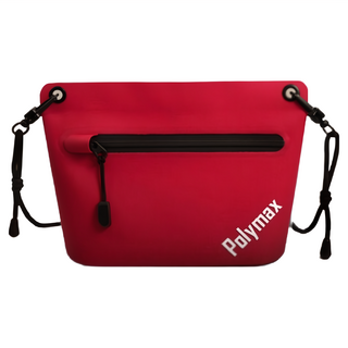 Polymax 寶麗美斯 防水隨身三角包, 烈焰紅