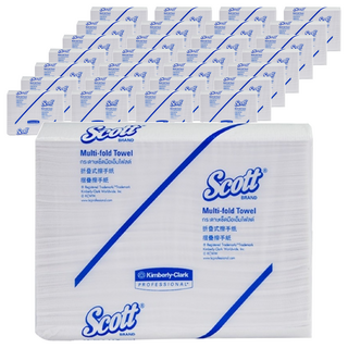 Scott 可麗舒 折疊擦手紙, 250張, 64包