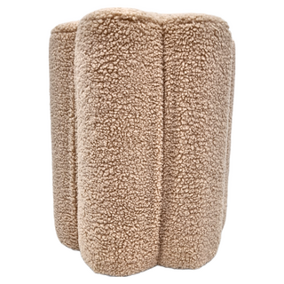 MH 家居 可麗露羊羔絨 化妝椅凳 實木結構 韓國設計, 米色, 1個