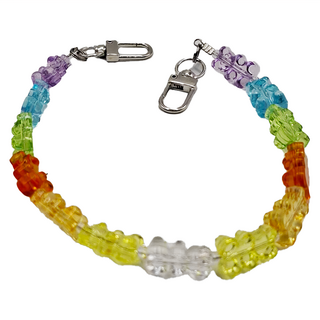 Timo 多功能短鍊, 手機掛飾/包包吊飾/鑰匙圈, 彩色小熊軟糖, 1條