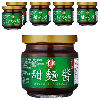 金蘭 甜麵醬，不含防腐劑，全素, 200g, 6罐