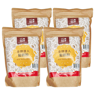 德麥食品 金牌達人鬆餅粉, 1kg, 4包