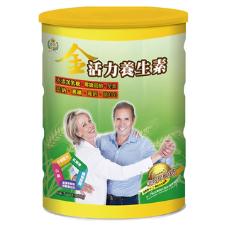 KING WAY 鍵淮 金活力養生素 低鈉高鈣高纖 全家適用營養補充品, 900g, 1罐