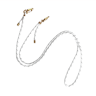 MOOTUN 沐盾 質感金釦 調節掛繩, 白灰色, 1條