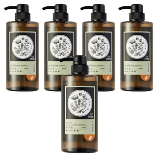 tsaio 上山採藥 咖啡因養髮洗髮露 強健髮根 活化頭皮 600ml, 5瓶