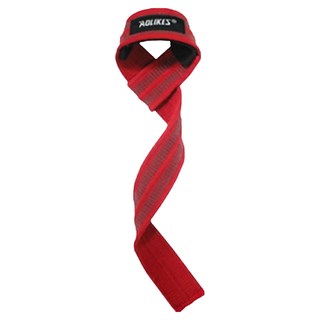 AOLIKES 奧力克斯 重訓健身升級防滑助力帶, 紅色, 1條