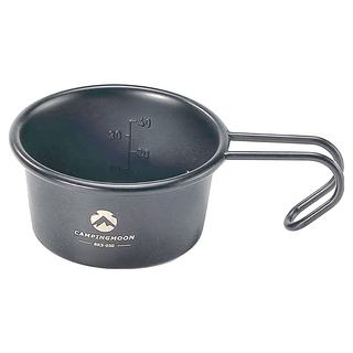 Campingmoon 柯曼 不鏽鋼雪拉小酒杯 60ml, 黑色, 1個