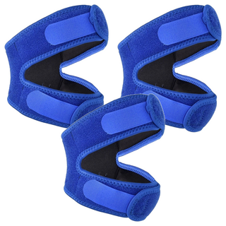 AD ROCKET 雙邊加壓膝蓋減壓墊 內置矽膠減壓墊 雙重調節加壓綁帶, 41 x 13cm, 3個