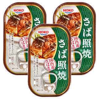 HOKO 寶幸 照燒鯖魚 鯖魚罐頭, 100g, 3罐