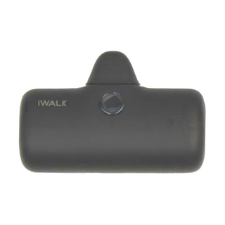 Iwalk Battery 口袋充電寶Pro Type-C 18W快速充電 99g超輕量 加長接頭 LCD顯示螢幕 5大過載保護, DBL5000PC-001A, 黑色