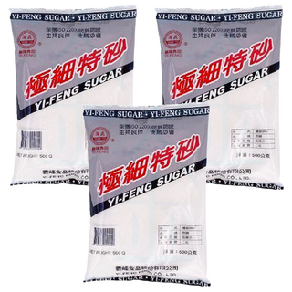 義峰食品 極細特砂, 500g, 3包