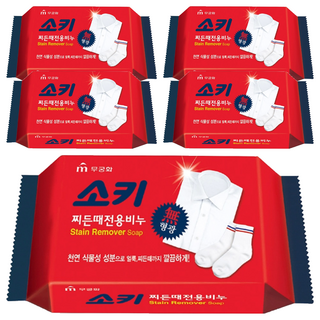 MKH 無窮花 Soki 衣物去污專用香皂 強力去污, 150g, 5個