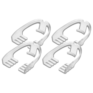 Neon 台灣霓虹 靜舒眠 防磨牙止鼾套, 透明色, 食品級EVA材質, 防止牙齒磨損, 提高睡眠品質, 防脫落設計, 配戴更穩定, 4個