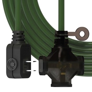 PowerWork 動力工廠 耐熱動力軟線 CT-2031系列 2P插孔 3插座 125VAC 15A, 9公尺, 黑色, 1條